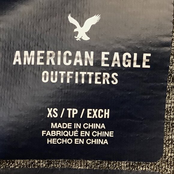 American Eagle Outfitters Active Flex Sweater / Shirt XS Charcoal Gray - Picture 7 of 9